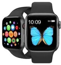 T500 Smart Watch Bluetooth Calling Full Touch Display T255 Smartwatch  (Black Strap, Free Size)-thumb3