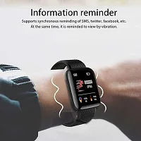 Smart Watch ID116 Plus Bluetooth Smart Fitness Band Watch with Heart Rate Activity Tracker Waterproof Body, Step-thumb3