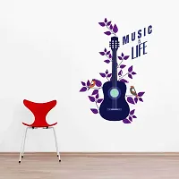 Music is Life Guitar Wall Sticker 50 cm X 74 cm-thumb2