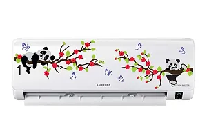 AC Sticker for Bedroom |Fridge Sticker |Wall Sticker for Home |Split Ac Stickers |Panda Air Conditioner Sticker -Standard Size-thumb4