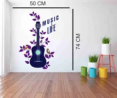 Music is Life Guitar Wall Sticker 50 cm X 74 cm-thumb3