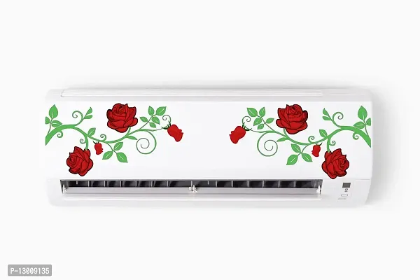 Ac Sticker Air Conditioner Sticker Ac Sticker AC Sticker and Wall Sticker Medium Rectangle (Pack of 1)