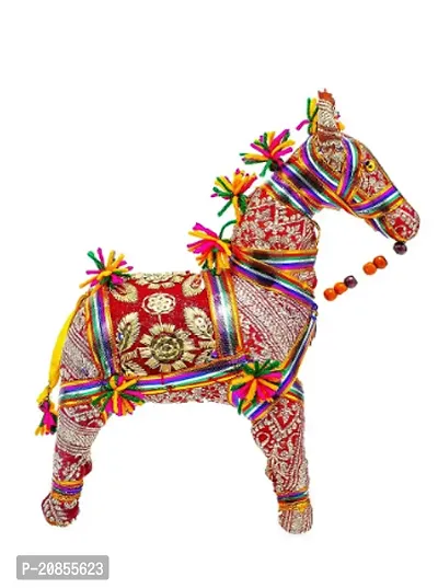 Cute Rajasthani Hand Made Puppet Horse For Kids  Pack Of 1-thumb0