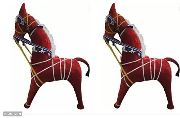 Cute Rajasthani Hand Made Puppet Horse For Kids  Pack Of 2