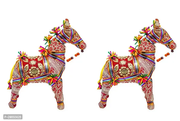 Cute Rajasthani Hand Made Puppet Horse For Kids  Pack Of 2