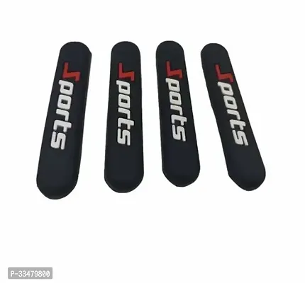 All Car Door Guard Sports Scratch Protector Black Color - Set of 4-thumb0