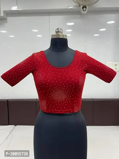 Stylish Cotton Blend Stitched Blouse for Women