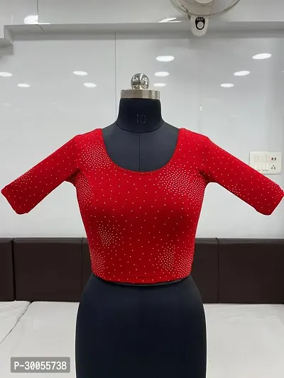 Stylish Cotton Blend Stitched Blouse for Women