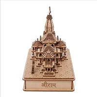 Ram Mandir Ayodhya Model | Handcrafted Wooden (MDF) Temple | Ideal for Home Decor  Gifts-thumb1