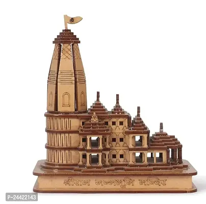 Ram Mandir Ayodhya Model | Handcrafted Wooden (MDF) Temple | Ideal for Home Decor  Gifts-thumb0