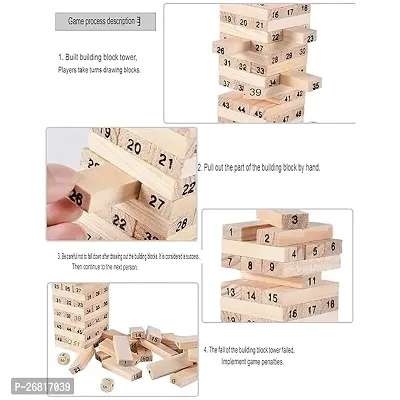 Jenga Game | Balancing Game | Wooden Block Stacking Game | Tumbling Tower Game For Kids And Adults (X-Large)-thumb2