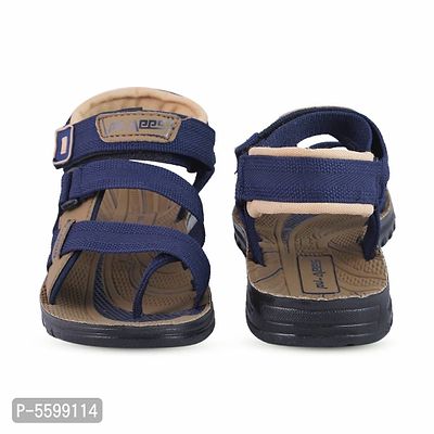 Blue Synthetic Sandals For Men-thumb3