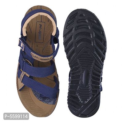 Blue Synthetic Sandals For Men-thumb5