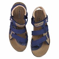 Blue Synthetic Sandals For Men-thumb3