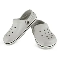 Stylish Grey EVA Self Design Comfort Sandals For Men-thumb1