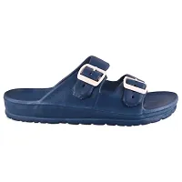 Stylish Blue EVA Self Design Comfort Sandals For Men-thumb1