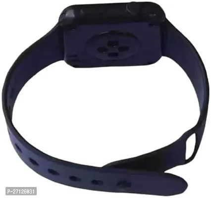 Stylish Black Silicone Digital Watch For Men-thumb3