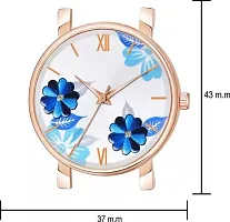 Stylish Blue PU Analog Watch For Women-thumb1