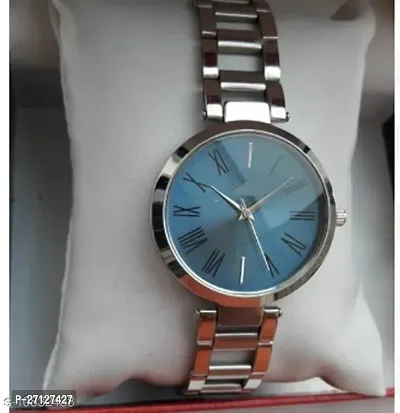 Stylish Silver Metal Analog Watch For Women