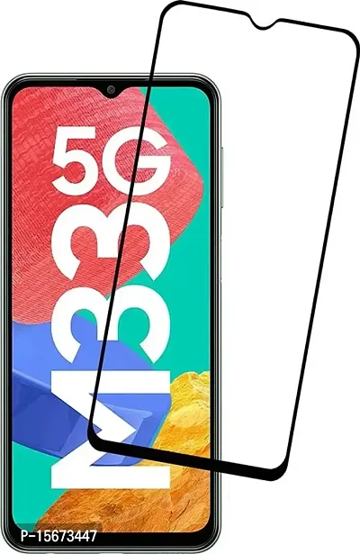 DONALD Advanced HD+ Premium Gorilla 9H Tempered Glass for Samsung Galaxy M33 5G Edge to Edge Full Coverage Anti Glare Anti Fingerprint Scratch and Oil Resistant-thumb2