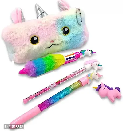 Material: Plastic Type: Pencil box Recommended Age: 12 years  more Net Quantity (N): 1 JUST NIDZ Presents Best and unique item for unicorn lovers. Can be used as party favor for a unicorn theme parti-thumb0