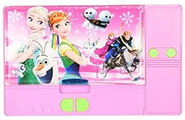 DISNEY PRINCESS Pencil box with attached Laptop drawing board!!
