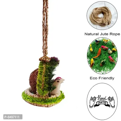 Home Deacute;cor Artificial Hanging Jute Bird Nest Pack of 2-thumb3