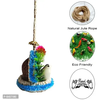 Home Deacute;cor Artificial Hanging Jute Bird Nest Pack of 2-thumb3