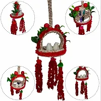 Handmade Artificial Flora Jute Balcony Hanging Birds Nest for Home Decor for Hall Patio Garden Combo-thumb2