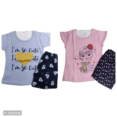 Clothing Set For Girls  Combo of 2 Sets