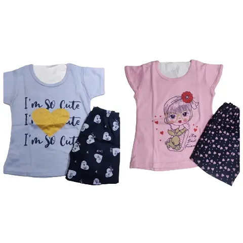 Clothing Set For Girls Combo of 2 Sets