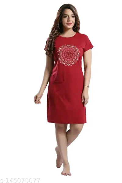 Hot Selling Cotton Nighty Women's Nightwear 