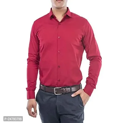 U-TURN Men's Cotton Solid Casual Shirt-thumb0