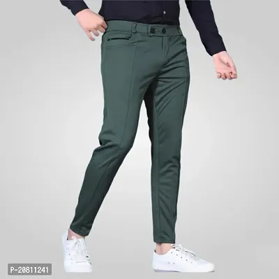 Classic Solid Track Pants for Men