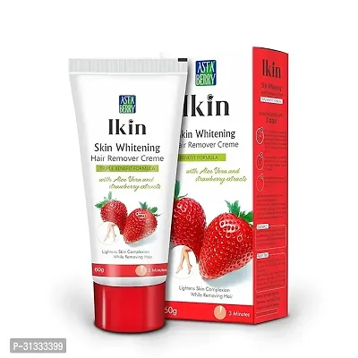 Ikin Skin Brightening Hair Remover Cream, 60g - Hair Removal Cream for Girls  Women for All Skin Types (Pack Of 3)-thumb2