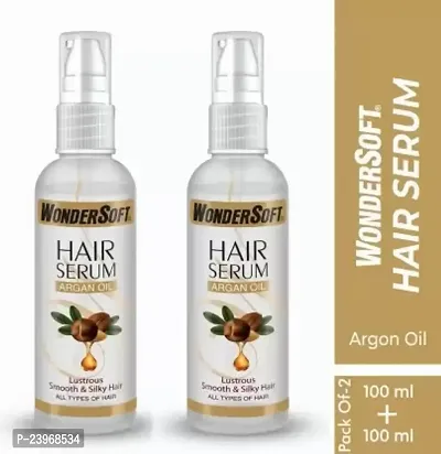 Et Professional Hair Serum With Argan Oil For Smooth And Silky Hair Pack Of - 2-200 Ml