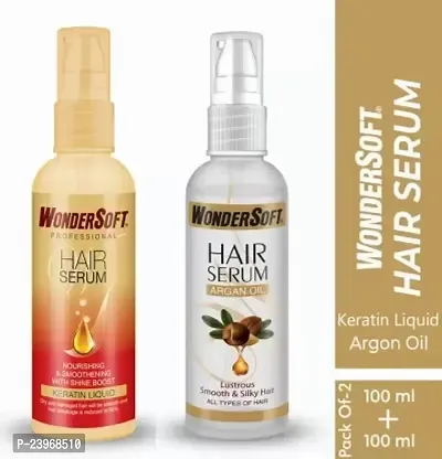 Professional Hair Serum With Keratin And Argan-200 Ml