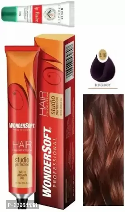 Mylie Professional Studio Perfection Hair Color Cream Burgundy 3.16 -2 Items In The Set