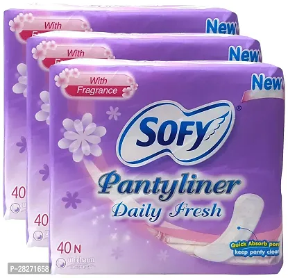 Sofy Big Bazaar Combo -Panty Liner - Daily Fresh, 40N (Buy 2 Get 1, 3 Pieces)