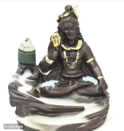 Lord Shiva Smoke Fountain Incense Burner Idol