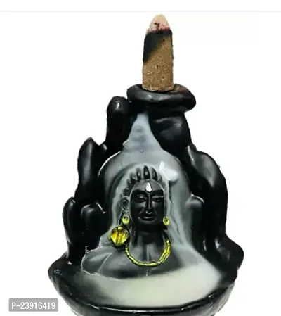 Shiv Shankara Backflow Cone Incense Holder Decorative Idol-thumb0