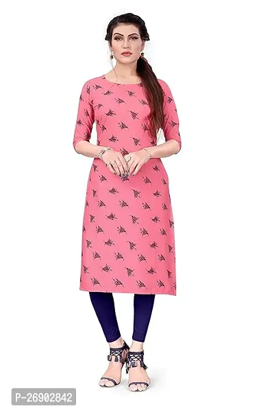 HAVY PRINTED AMERICAN CREPE KURTI-thumb0