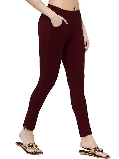 Trendy Slim Fit with Side Pockets Legging