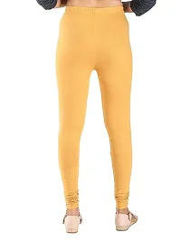 Full Stretchable Solid Regular Shining Plain Leggings for Women and Girls-thumb1