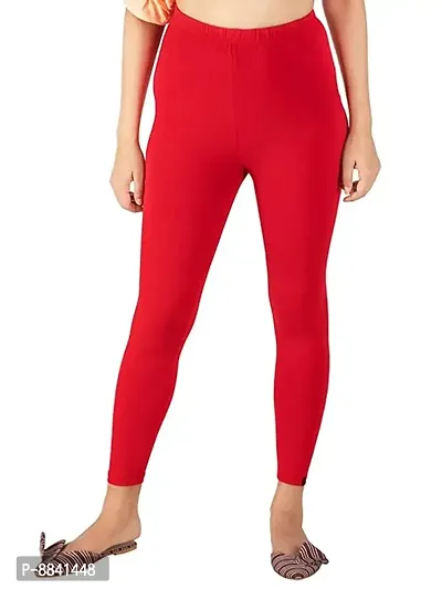 Classic Cotton Solid Slim Fitting Leggings For Womens and Girls