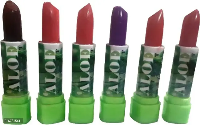 Sensational aloe vera matte lipstick set of 6 _ multi _ color