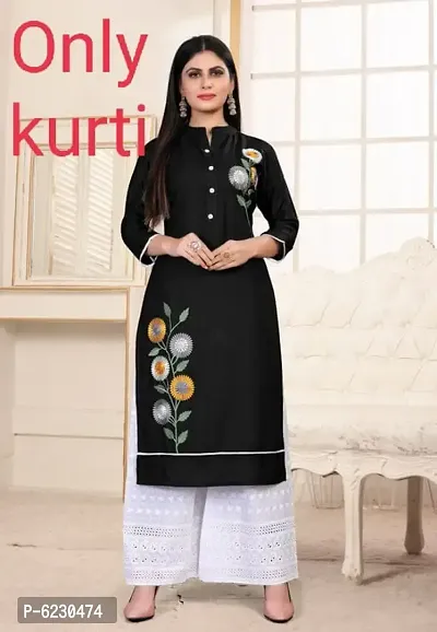 Beautiful Cotton Silk Stitched Kurta for Women-thumb0