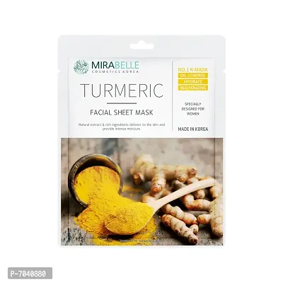 Mirabelle cosmetics Turmeric Fairness Facial Mask (Pack of 6)-thumb0