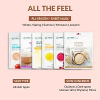 MIRABELLE COSMETICS KOREA Fairness EX Combo Facial Sheet Mask 6 in 1-thumb2