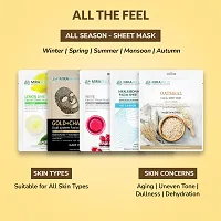 MIRABELLE COSMETICS KOREA Nourish Skin Facial Sheet Mask ( Pack of 5 ) - BCS-thumb2